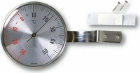 TFA Fenster-Thermometer Edelstahl