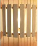 Karibu Saunaleuchte Modern mit Massivholzblendschirm