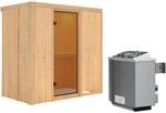 Karibu Sauna-Set Vera Set inkl. Ofen 9 kW mit integr. Steuerung
