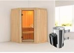 Karibu Sauna mit Ofen intergrierte Stg.Natur