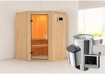 Karibu Sauna mit Ofen externe Stg.Natur