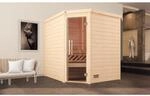 Weka Massivholzsauna Turku 2 Sparset 7,5 kW OS Glast&uuml;r