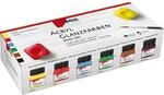Kreul Acryl Farbe Gl&auml;nzend Basis Set 6 x 20 ml