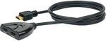 Schwaiger Automatischer HDMI-Umschalter 2 in 1 out Schwarz
