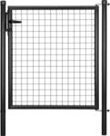 Einzeltor f&uuml;r Maschendraht- u. Fix-Clip Pro-Zaun Anthrazit-Met. 150 x 100 cm