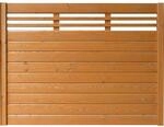 Sichtschutzzaun-Element Typ 137 180 cm x 135 cm Kirschbaumfarben