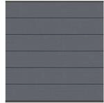 Sichtschutzzaun Element System WPC XL Anthrazit/Anthrazit 178 x 183 cm