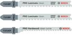 Bosch Stichs&auml;geblatt-Set 1 x T101AOF 2 x T101 BIF