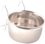 Trixie Edelstahlnapf mit Halter 150 ml/ &oslash; 7 cm