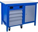 G&uuml;de Werkbank 1200 SLT Multi Grau-Blau