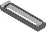Blum Folienschneider Orga-Line f&uuml;r Frischhaltefolie 411x88,5x69,3 mm Staubgrau