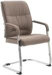 CLP Besucherstuhl XXL Anubis Stoff Taupe