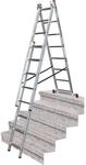Krause Corda Vielzweck-Leiter 3 x 8 Sprossen Treppenversion