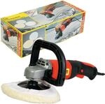 Unitec Profi-Poliermaschine 180mm 1200W Rot