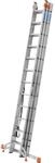 Krause Tribilo Sprossen-Vielzweck-Leiter 3 x 12 Sprossen Treppenfunktion