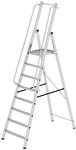 MUNK ML Bauleiter Aluminium-Stufenstehleiter 8 Stufen