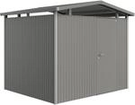 Biohort Metall-Ger&auml;tehaus Panorama Quarzgrau 5,6 m&sup2;