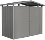 Biohort Metall-Ger&auml;tehaus Panorama Quarzgrau 3,5 m&sup2;