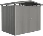 Biohort Metall-Ger&auml;tehaus Panorama Quarzgrau 4,6 m&sup2;