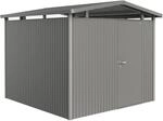 Biohort Metall-Ger&auml;tehaus Panorama Quarzgrau 6,6 m&sup2;