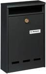 Burg W&auml;chter Briefkasten Wismar 771 Schwarz