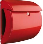 Burg-W&auml;chter Kunststoff-Briefkasten Piano 886 Rot