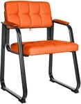 CLP Besucherstuhl Canada B Kunstleder Orange