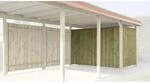 Weka Ger&auml;teraum f&uuml;r Carports kdi 20 mm Wandst&auml;rke