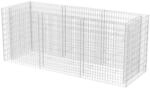 vidaXL Gabionen-Hochbeet Stahl 270x90x100 cm 594317