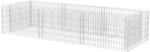 vidaXL Gabionen-Hochbeet Stahl 270x90x50 cm 594319
