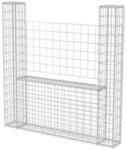 vidaXL Gabionenkorb U-Form Stahl 160x20x150 cm 142545