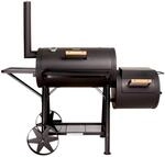 Taino Yuma Massiver Smoker BBQ Grillwagen Holzkohle Grill 90KG 3,5mm Offset