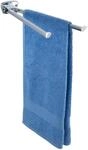 Wenko Handtuchhalter Basic Edelstahl gl&auml;nzend 2-armig rostfrei 42 cm