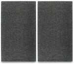 Zeller Herdabdeck-/Schneideplatten-Set Granit-Optik 2-teilig Anthrazit