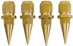 Dynavox Lautsprecher Spikes Zum Einbau 4er Set Messing