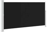 vidaXL Seitenmarkise 160x300 cm Schwarz 40809