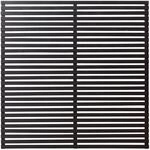 Plus Holz Sichtschutzzaun Tokyo Nadelholz Schwarz 180 cm x 180 cm