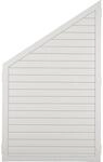 T & J Kunststoff-Zaunelement Lightline Ecke 90 x 150/90 cm