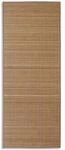 vidaXL Rechteckig Brauner Bambusteppich 80 X 200 Cm 602055