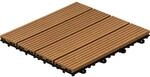 Home Deluxe WPC-Fliesen Bavaro Teak 3 m&sup2;