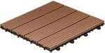 Home Deluxe Klickfliesen WPC Bavaro Hellbraun, 30 cm x 30 cm, 9 m&sup2;