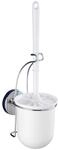 Wenko Vacuum-Loc Wand WC-Garnitur Milazzo Chrom-Wei&szlig;