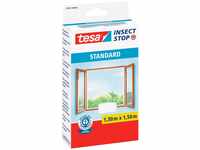 Tesa Insect Stop Fliegengitter Standard mit Klettband 150 cm x 130 cm Weiß