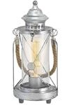 Eglo Tischleuchte Bradford Silberfarben Antik &Oslash; 14 cm x 33 cm 1-flammig