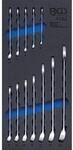 BGS Werkstattwageneinlage 1 3 Maul Ringschl&uuml;ssel Satz SW 6 22 Mm 12Tlg 4082