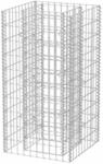 vidaXL Gabionen-Hochbeet Stahl 50x50x100 cm 142557