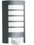 Steinel Außenwandleuchte mit 180° Bewegungsmelder L 12 S Anthrazit E27 Steinel Außenwandleuchte mit 180° Bewegungsmelder L 12 S Anthrazit E27