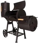 Taino Yuma Pro Smoker 110 kg Massiver Grillwagen Holzkohle BBQ 3,5mm Stahl Ofen