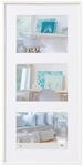 walther design New Lifestyle Galerie Kunststoffbilderrahmen 3x 13x18 cm Wei&szlig; KV338W