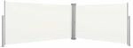 vidaXL Ausziehbare Seitenmarkise 160x600 cm Creme 42179